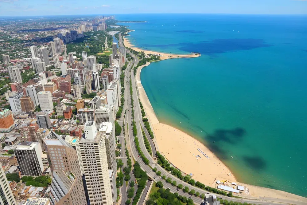 Chicago lakefront beaches